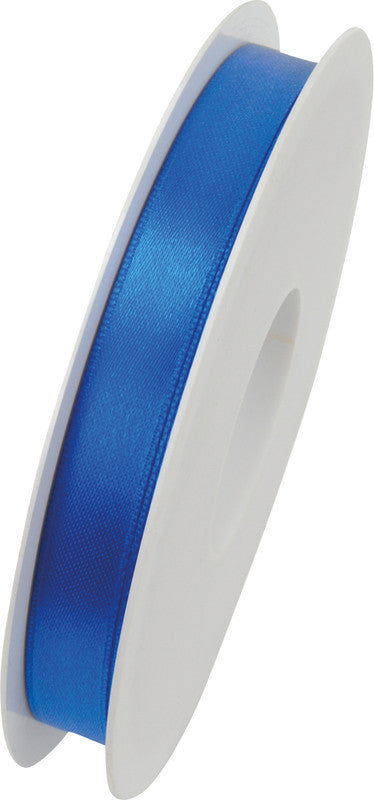 Goldina Geschenkband – echte Webkante, Satin – 15 mm × 3 m – intensivblau