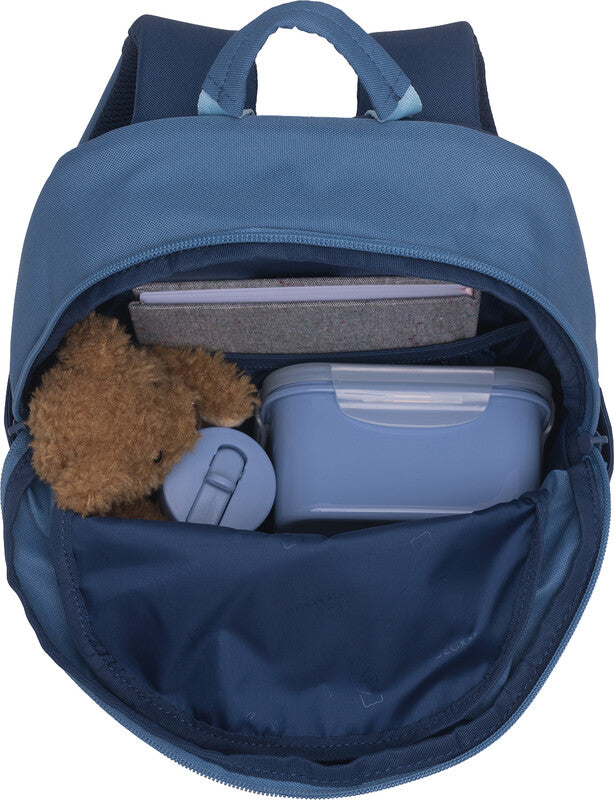Beckmann Kindergartenrucksack Sport Mini – 12 l – Blau – B 25,0 × H 36,0 × T 16,0 cm