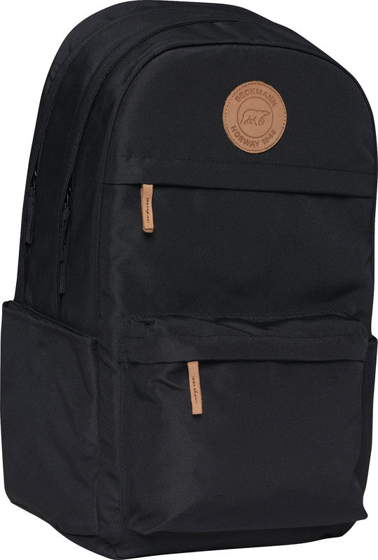 Beckmann College Rucksack – schwarz – 30,0×53,0×22,0 cm – recycelte Materialien