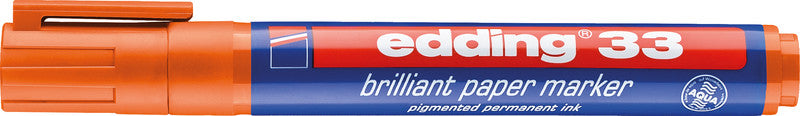 Edding Non-Permanent-Marker Brillant 33 – Keilspitze 1-5 mm – Orange – Nachfüllbar