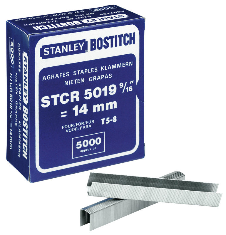 Bostitch Heftklammern – 6 mm – Metall, silber – 5000 Stk.
