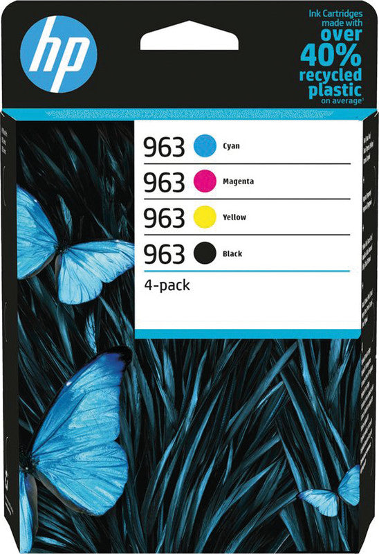 HP Tintenpatronen-Multipack 963, CMYK, 4er-Pack