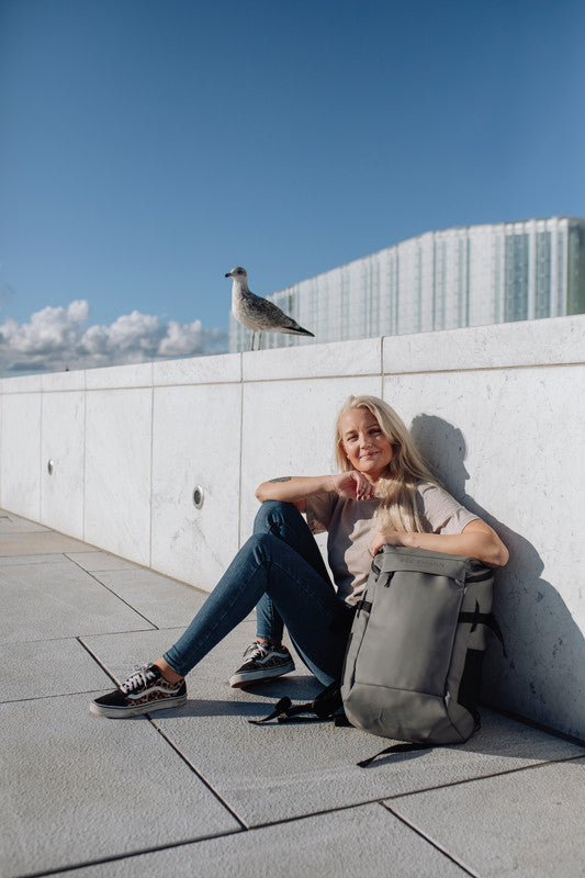 Beckmann Street FLX – Notebook-Rucksack – für 16"-Notebook, 28–33 l, rPET, grau