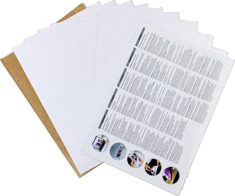 HERMA Inkjet T-Shirt-Folie für dunkle Textilien – 10 Stück – Weiss – 210 × 297 mm