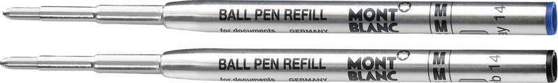 Montblanc Kugelschreiber-Mine – Blau, M, geruchsarm, 2 Stk.