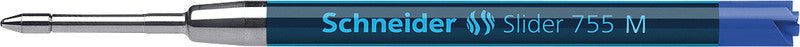 Schneider Schreibgeräte Schneider Kugelschreiber-Mine Slider 755 M – Blau, 0,5 mm, dokumentenecht, geruchsarm