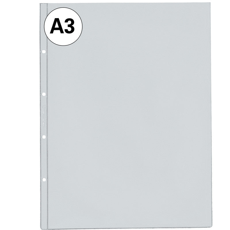 Kolma Sichtmappe A3 – Transparent, Kunststoff, Glänzend, 100 µm, 10er-Pack, 100% Rezyklierbar