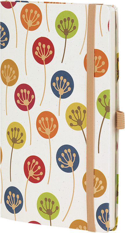 Castelli Notizbuch, 130 × 210 mm, liniert, Leimbindung, Softcover, 192 Seiten, 80 g/m² – mehrfarbig