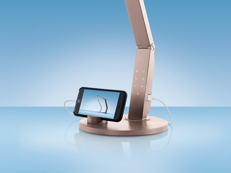 Hansa LED Tischleuchte Vario Plus – USB, dimmbar