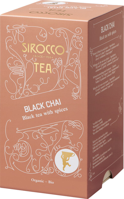 Sirocco Black Chai – Teebeutel, Bio-Schwarztee – 20 Beutel
