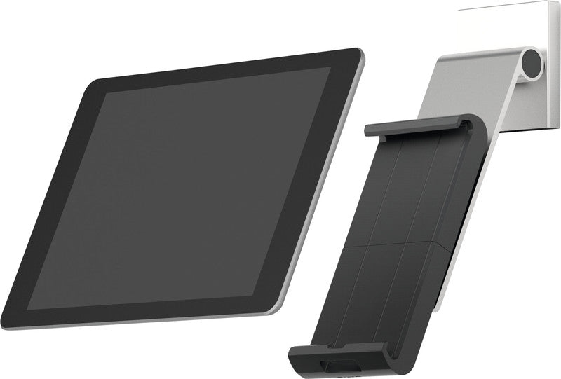 Durable Wall Pro Tablethalter – für Tablets 7–13", Aluminium/Stahl, silber metallic