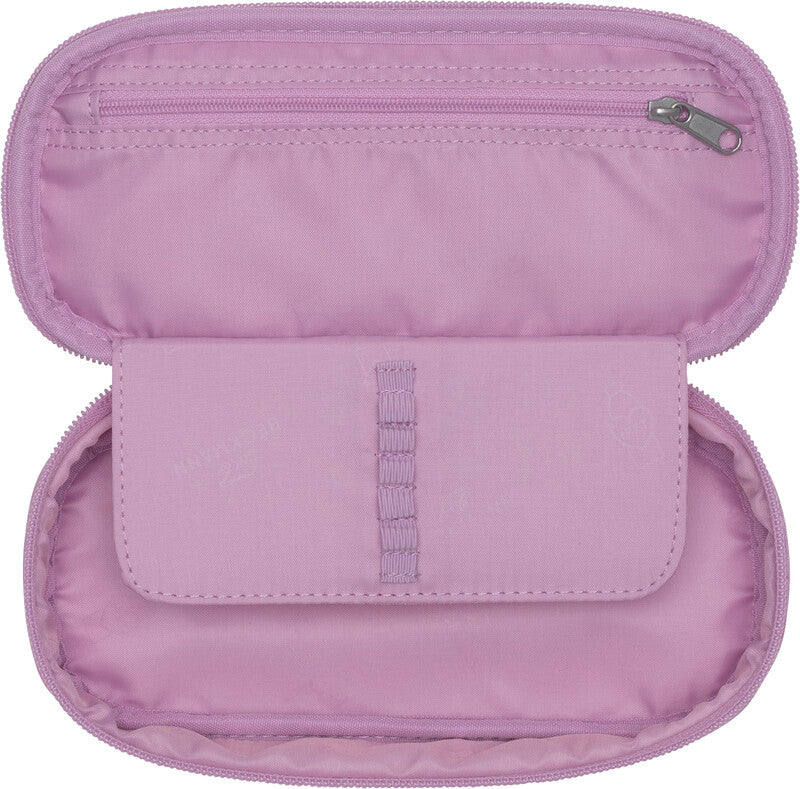 Beckmann Klassisches Schuletui, leer – Rosie – Kunststoff – 22,0 × 5,0 × 10,0 cm