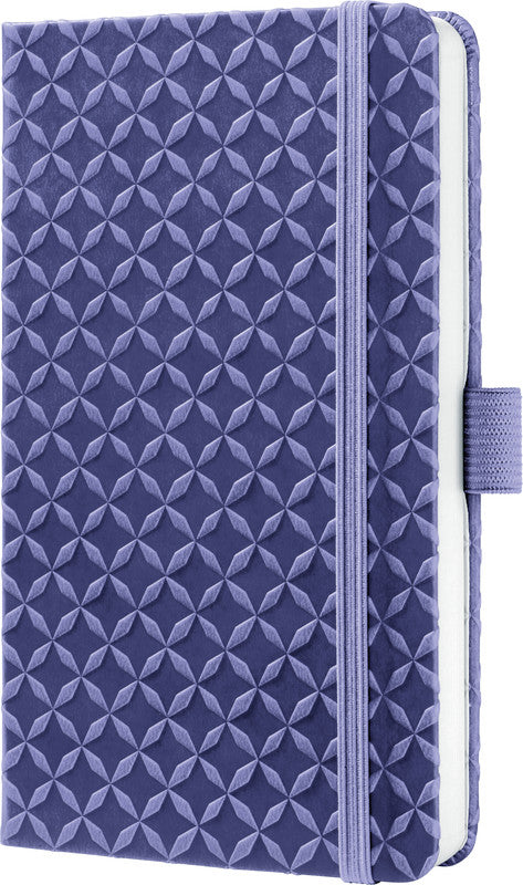 Sigel Notizbuch A6, liniert, Fadenheftung, 174 Seiten, perforiert, 80 g/m² – dunkelviolett