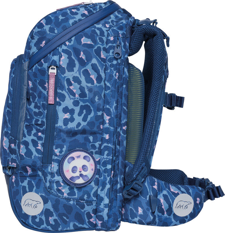 Beckmann Schulrucksack Active Air Flx – Cheetah – 26,0×39,0×22,0 cm – recycelte Materialien