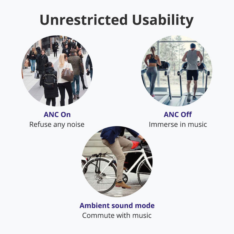 Tronsmart Apollo Bold – True Wireless In-Ear Kopfhörer – Bluetooth 5.0, ANC – Schwarz – bis 30 h