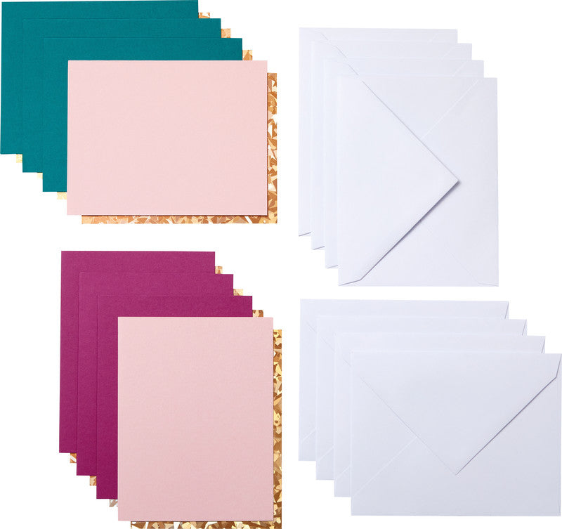 Cricut Kartenset, Cutaway-Karten – für Cricut Joy – 108 × 140 mm – sortiert – Set, 24-teilig.