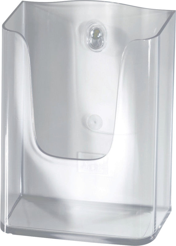 Sigel Stiftschlaufe – zum Anschrauben, Acryl, transparent, 125 × 155 mm – für A6-Formate