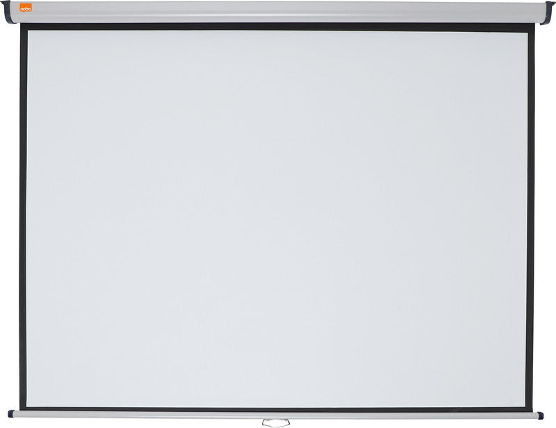Nobo Rollo-Leinwand – 4:3, 234,5 × 176 cm, weiss