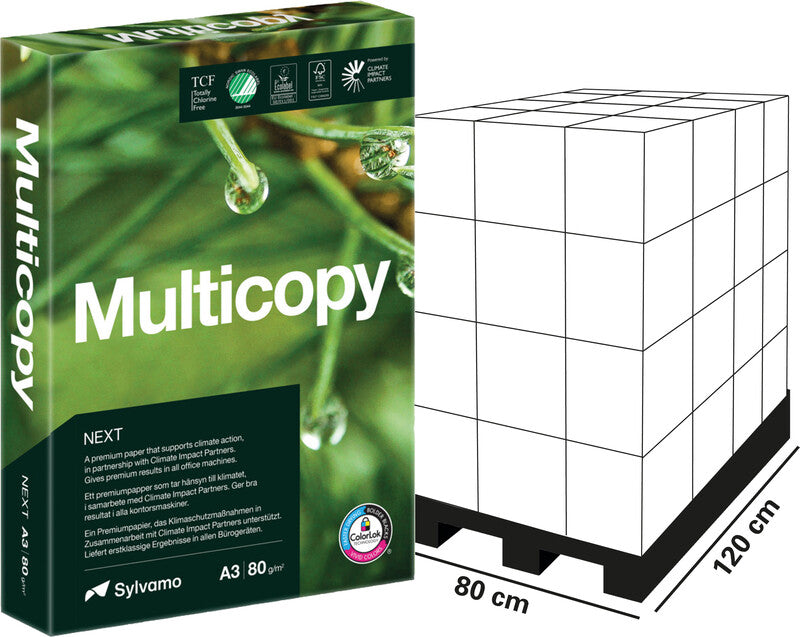 Papyrus Kopierpapier – A4, 80 g/m², CIE 168 – für Inkjet/Laser/Kopierer – FSC – 500 Blatt