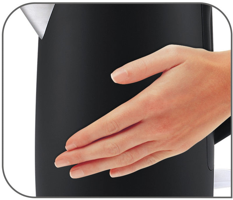 Tefal Wasserkocher 1,5 l, Warmhaltefunktion, 2400 W, Metall, Schwarz