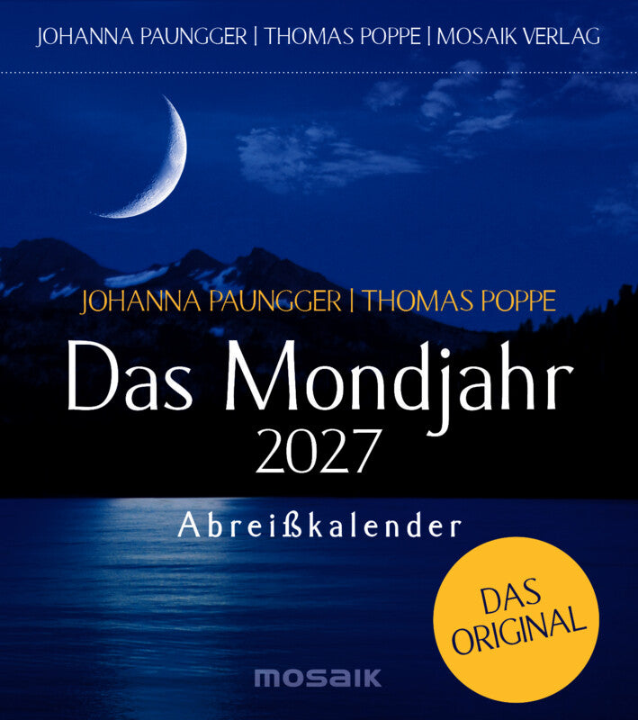 Mosaik Abreisskalender Das Mondjahr 2027 – 11,5 × 13 cm – 1 Tag/Blatt – d – 370 Blatt