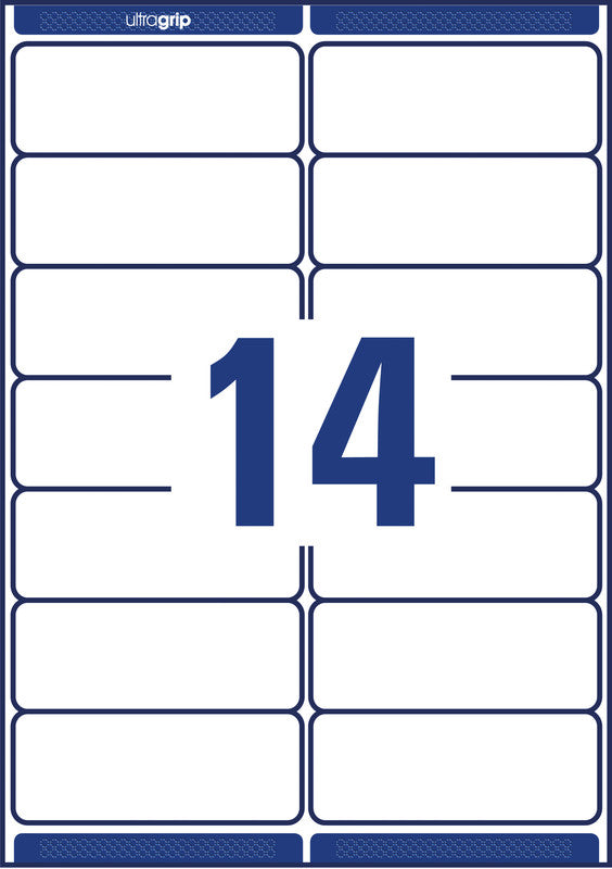 Avery Adressetiketten, 99,1 mm × 38,1 mm, weiss, Papier, permanent, 100 Blätter (1'400 Etiketten)
