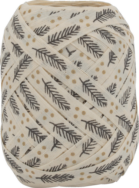 Goldina Geschenkband – Tannengrün – Baumwolle, 10 mm × 12 m – 12 Knäuel