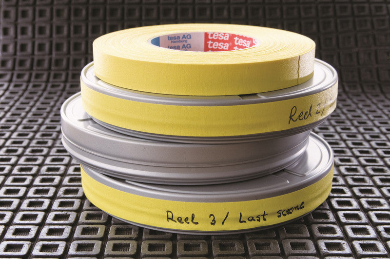 tesa Gewebeband 4651 Premium – 50 mm × 50 m, gelb, stark