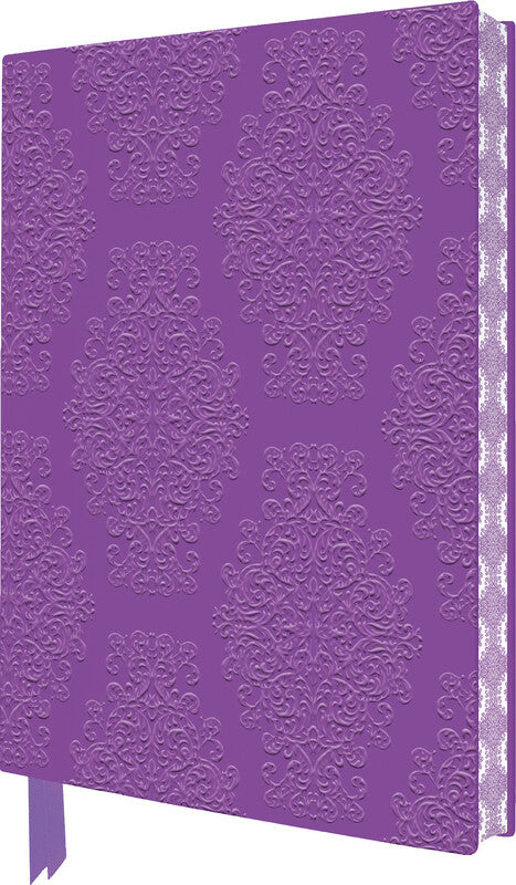 Denkzettel Notizbuch – A5 (151 × 211 mm) – 81 g/m² – gebunden, Zeichenband, abgerundete Ecken, violett