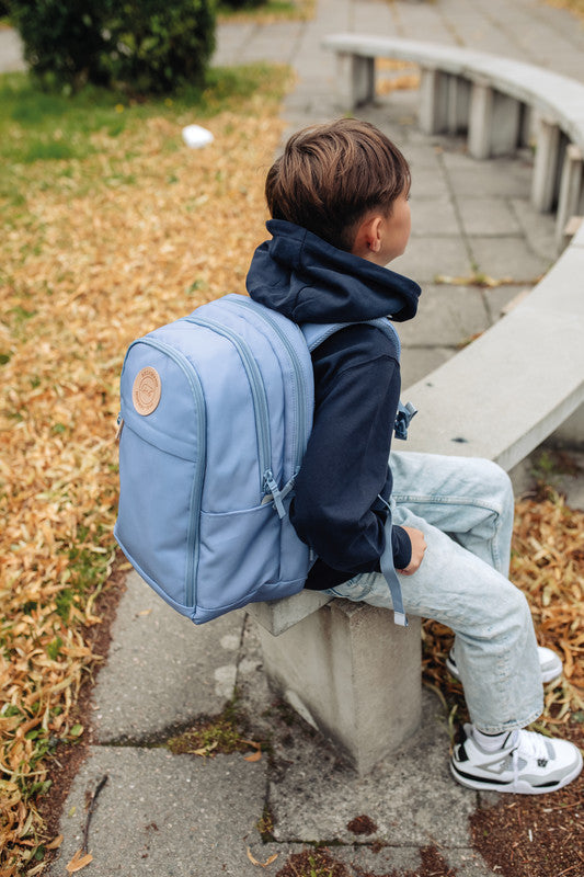 Beckmann Rucksack Urban Midi – Blue Shadow, blau – recycelte Materialien