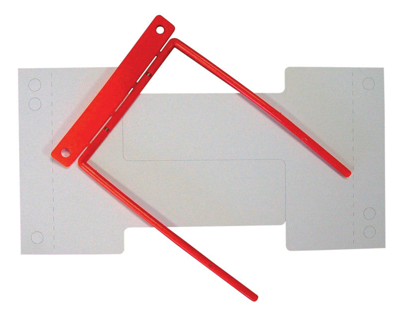 Q-CONNECT Aktenkoffer – Kunststoff, Rot