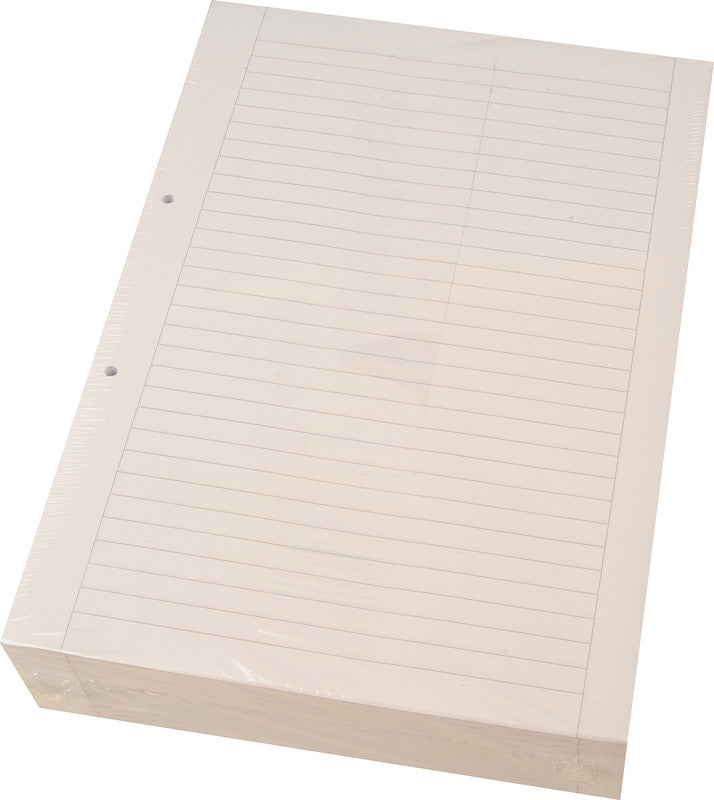 Natura line Notizbuch-Einlagen A4, liniert 9 mm, mit Rand, 2-fach gelocht, 90 g/m² – 500 Blatt