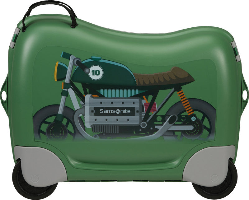 Samsonite Ride-on-Kindertrolley Dream2Go Rider Handgepäck – 30 l, PP, 4 Rollen, Motorbike, 52 × 38 × 21 cm