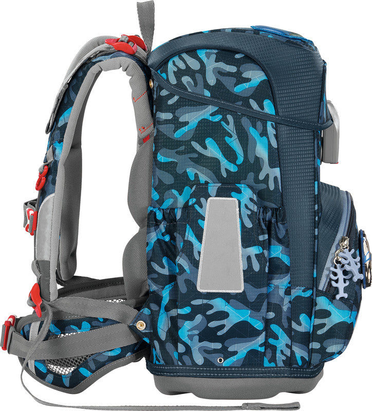 Step by Step Schulrucksack-Set Cloud – 5-teilig – Police Truck Diego – 28,0×37,5×20,0 cm