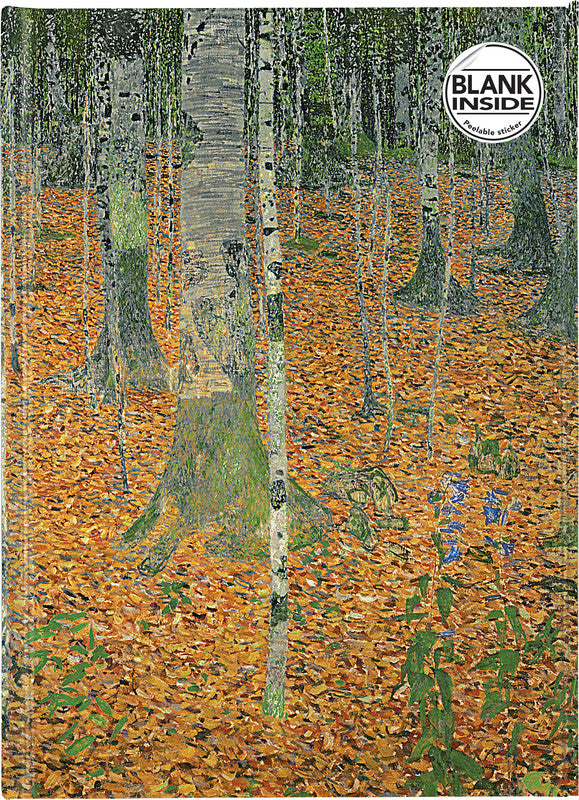 Flame tree Notizbuch A5, blanko, gebunden, Hardcover, 176 Seiten, 80 g/m² – mehrfarbig