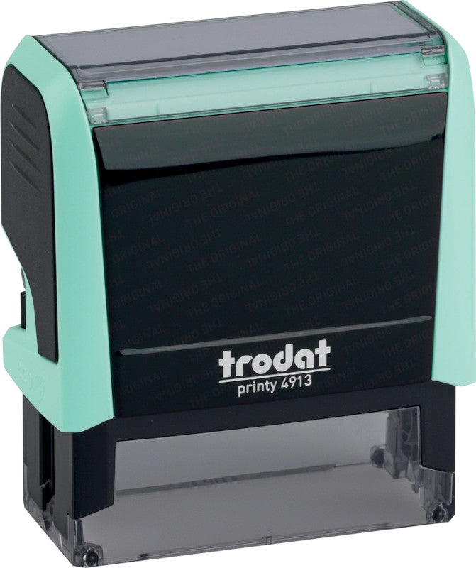 Trodat Motivstempel Printy 4913 – Text: zum Selbersetzen, selbstfärbend, Kunststoff, 58 × 22 mm