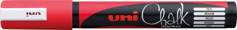 Uni-Ball Kreidemarker – Rund, 1,8–2,5 mm – Rot