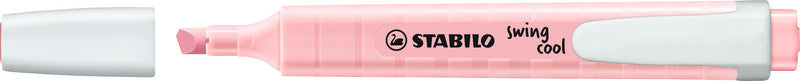 STABILO Swing Cool Pastell Edition Textmarker – 6er Set, Farben: Gelb/Apricot/Minze …, Keilspitze 1–4 mm