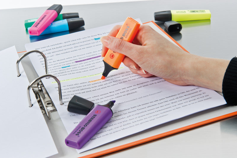 STABILO BOSS Original Textmarker Rosa – Keilspitze, 2–5 mm, nachfüllbar