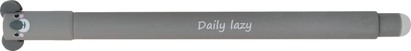 Eberhard Faber Animal Erase It Gelschreiber – Blau, 0,7 mm, radierbar, Kappe, nachfüllbar
