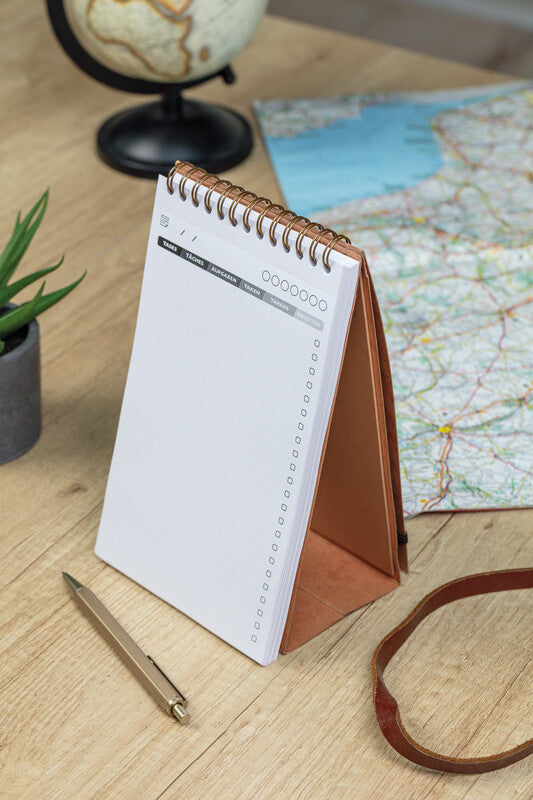 Clairefontaine AgeBag Task M Aufgabenheft – 12 × 20 cm, mehrsprachig, schwarz