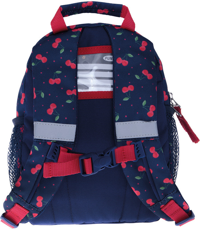 Funki Raumwunder – Kindergartenrucksack – 8–11 l, Kunststoff, Rote Kirschen