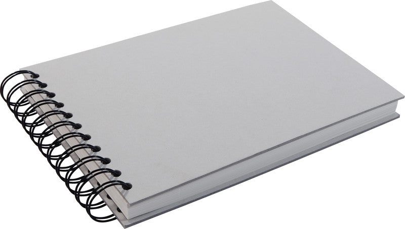 Kunst&papier Skizzenbuch, A5 quer, 130 g/m², 110 Seiten, braun, Spiralbindung, säurefrei