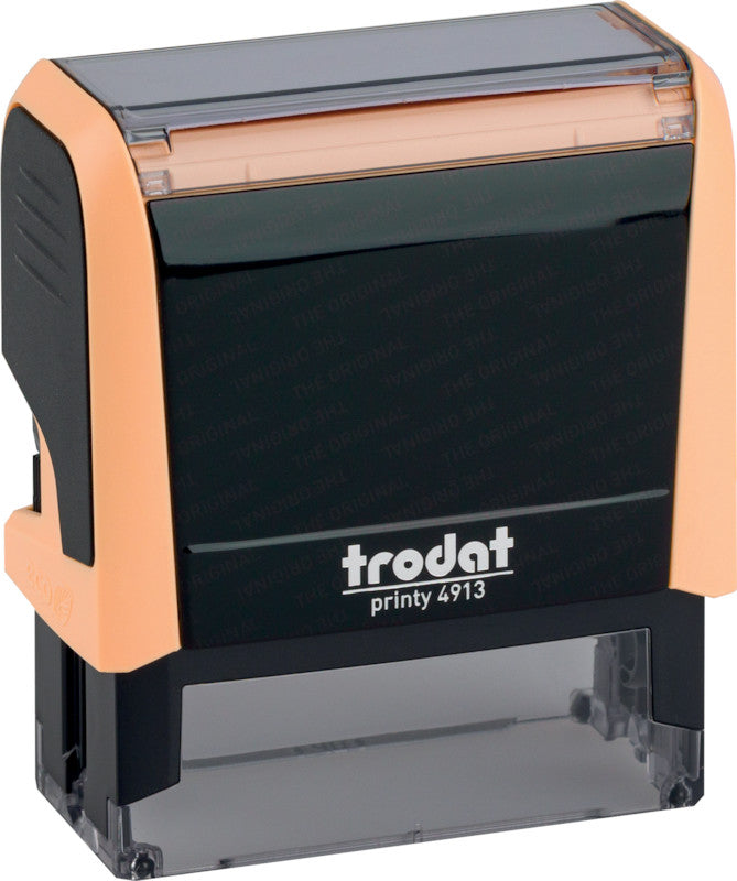 Trodat Motivstempel Printy 4913 Pastell Edition – 58 × 22 mm, Mehrsprachig, inkl. auswechselbarem Stempelkissen