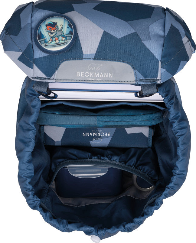 Beckmann Classic Schulrucksack – Tiger Race – 24,0×37,0×25,0 cm – recyclingfähig
