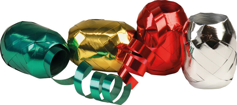 Präsent Geschenkband Knäuel – Mexico – 10 mm × 30 m, Kunststoff, sortiert