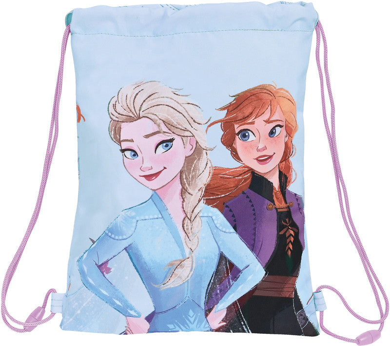 Safta Sportbeutel – 3 l, Frozen Believe Motiv, wasserabweisend, 26 × 34 cm