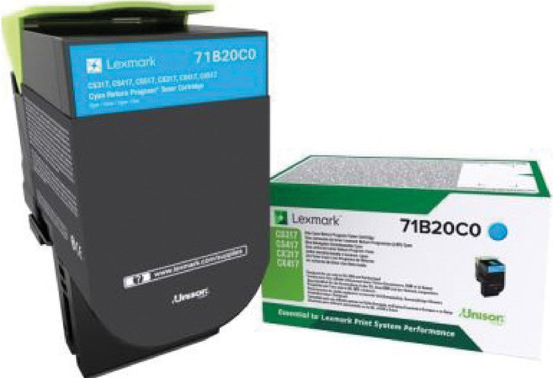 Lexmark Toner – cyan, 2300 Seiten