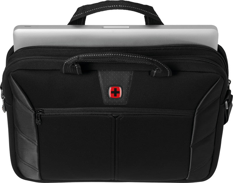 Wenger/SwissGear Wenger Sherpa Notebook-Tasche – für Notebooks bis 16", 8 l, Aufsteckfunktion, Polyester, schwarz