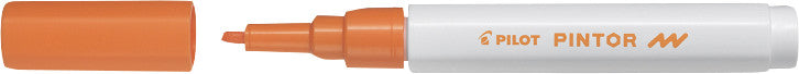 Pilot Pigment-Marker Pintor – Rundspitze 0,9-1,5 mm – Orange – Deckend